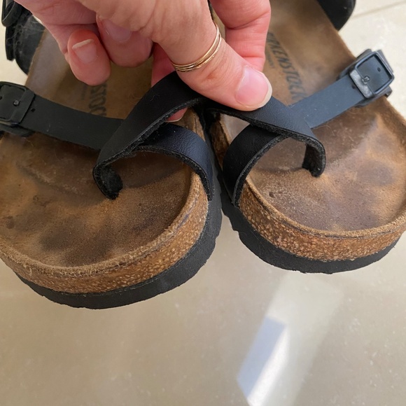 Birkenstock Mayari Birkibuc Toe Loop Buckle Sandals Regular Fit Sz 37 240 L6 M4 - Picture 13 of 14